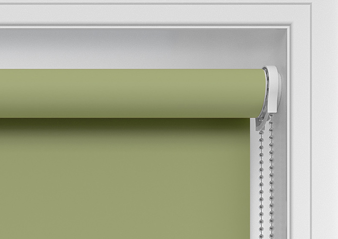Trinity (Blackout), Soft Green - Twist&Fit Roller Blind - Image 11